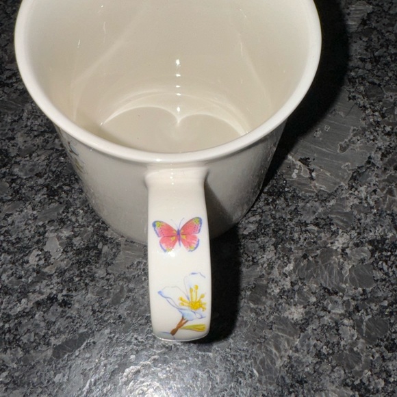 Spring Dogwood Butterflies Porcelain Mug by Burton and Burton - Picture 2 of 4